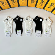 Fendi Mid-Short Socks - Pack of 5