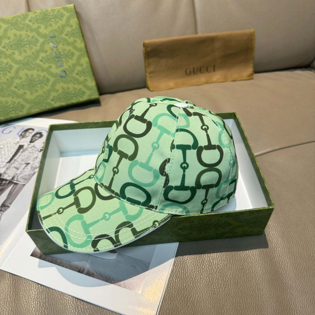 Gucci Horsebit Baseball Cap - Adjustable Canvas and Leather Design