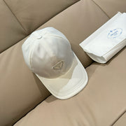 Classic Prada Inverted Triangle Baseball Cap