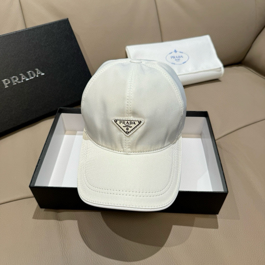 Classic Prada Inverted Triangle Baseball Cap