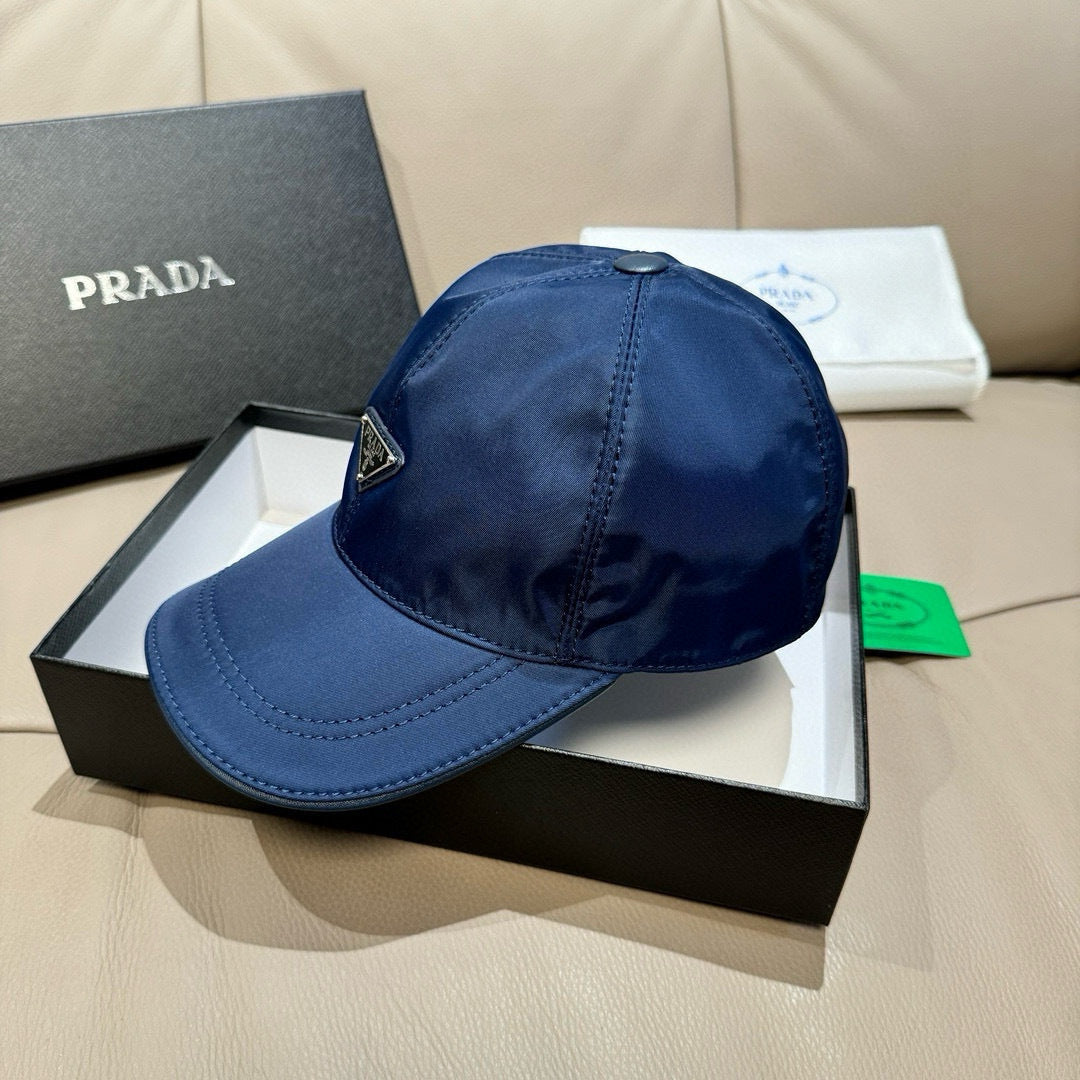 Classic Prada Inverted Triangle Cap - 4 Colors Available