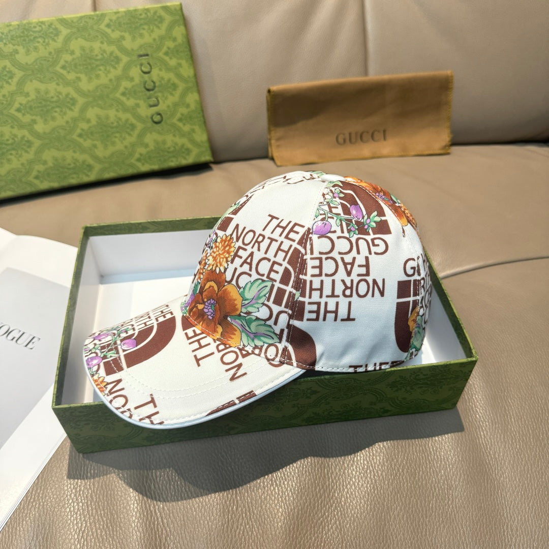 Gucci North Print Adjustable Baseball Cap