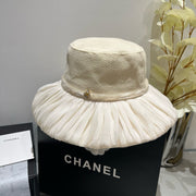 Chanel Foldable Lantern Sun Hat - 57cm Head Circumference