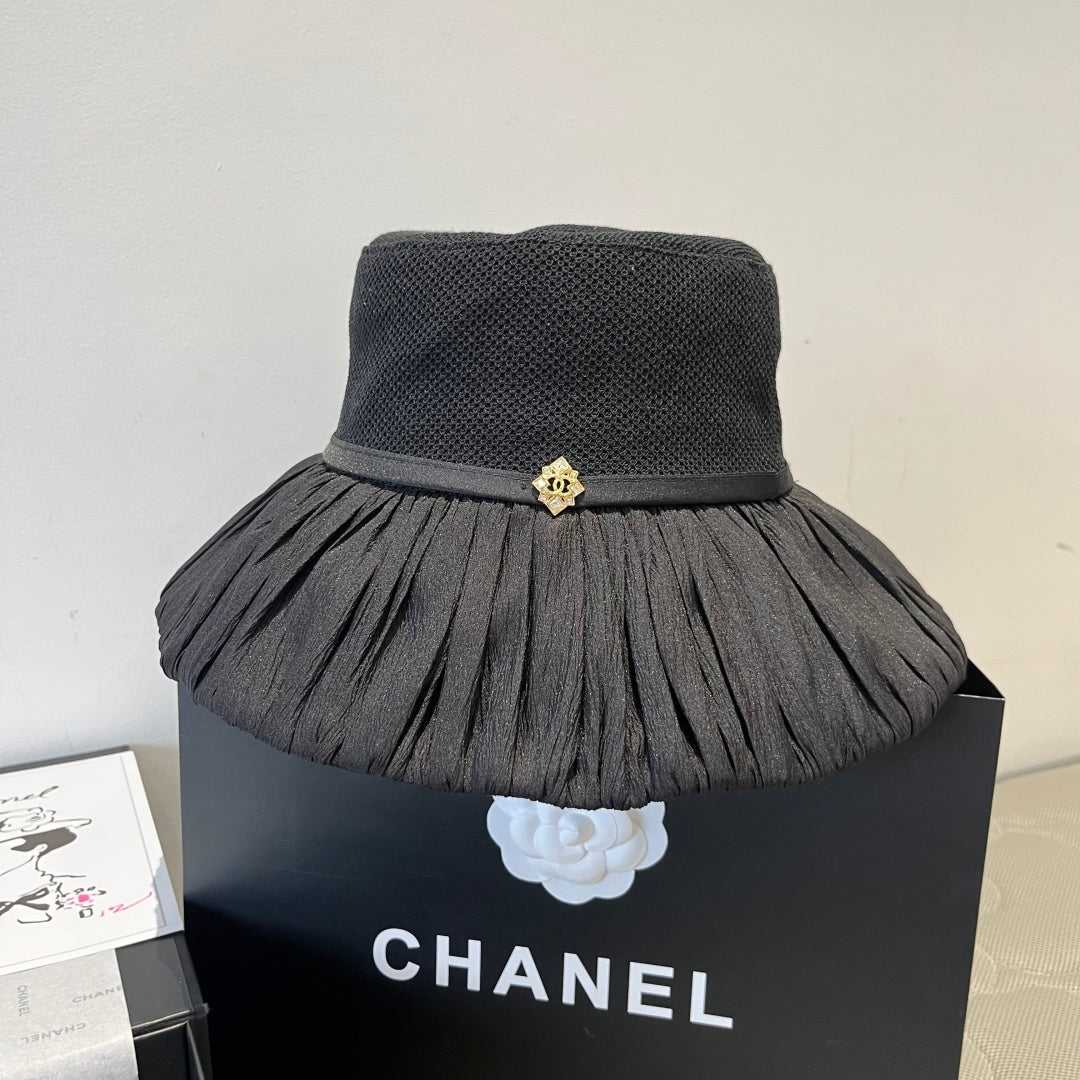 Chanel Foldable Sun Lantern Hat - Chic Sun Protection