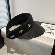 ALO Empty Top Straw Hat - Stylish Summer Sun Protection