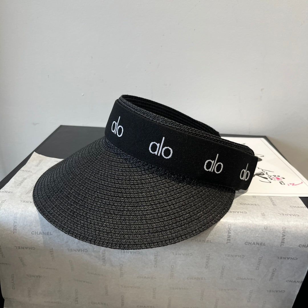 ALO Empty Top Straw Hat - Stylish Summer Sun Protection