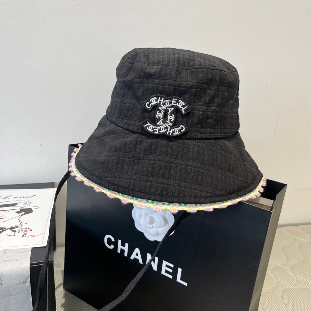 Chanel Bucket Hat - Stylish 57cm Head Circumference
