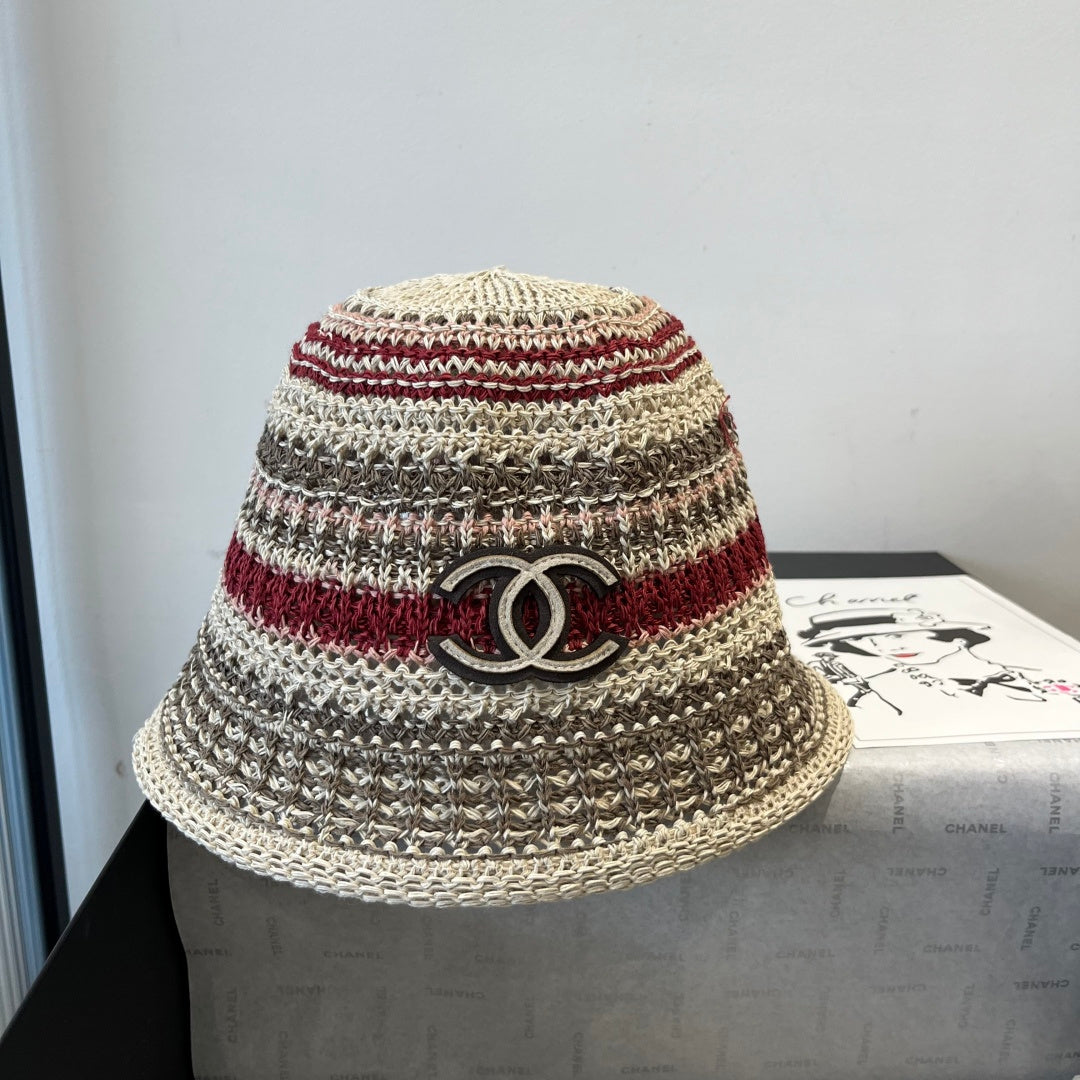 Chanel Knitted Bucket Hat - Head Circumference 57cm