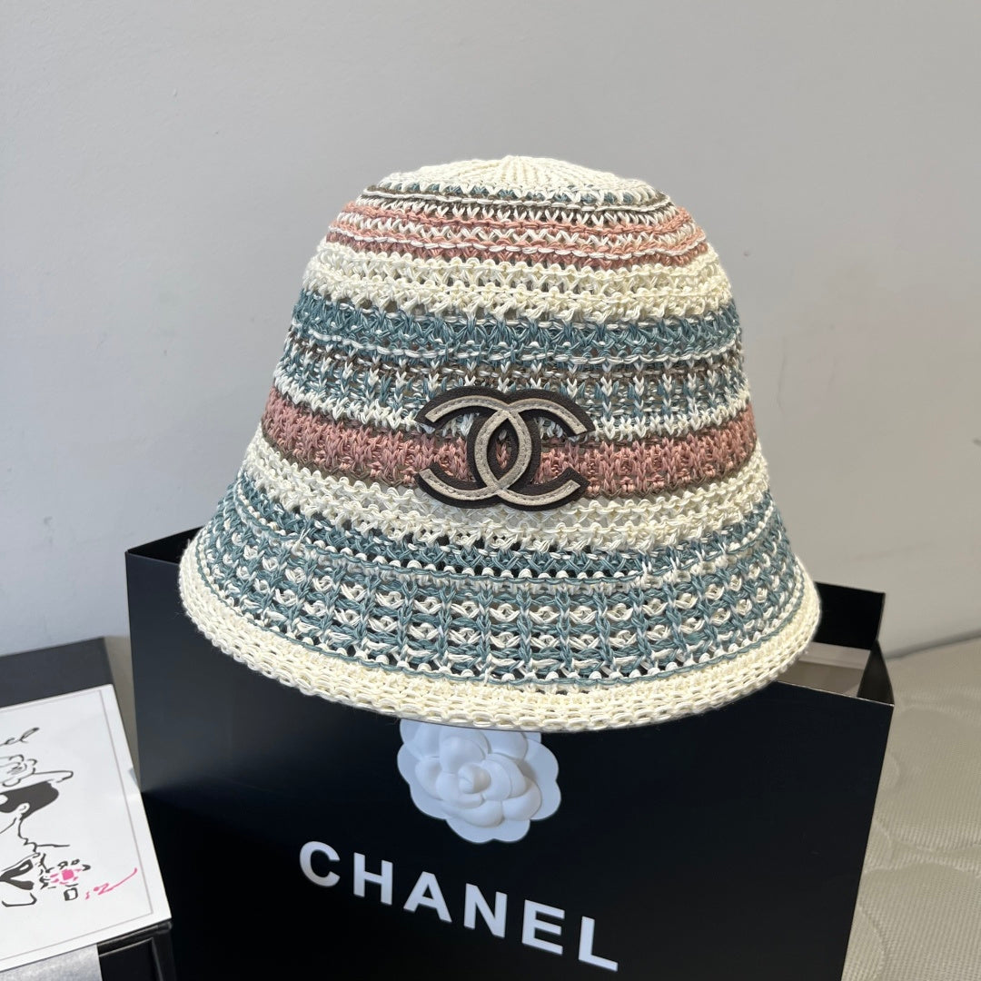 Chanel Knitted Bucket Hat - Stylish Comfort for Your Wardrobe