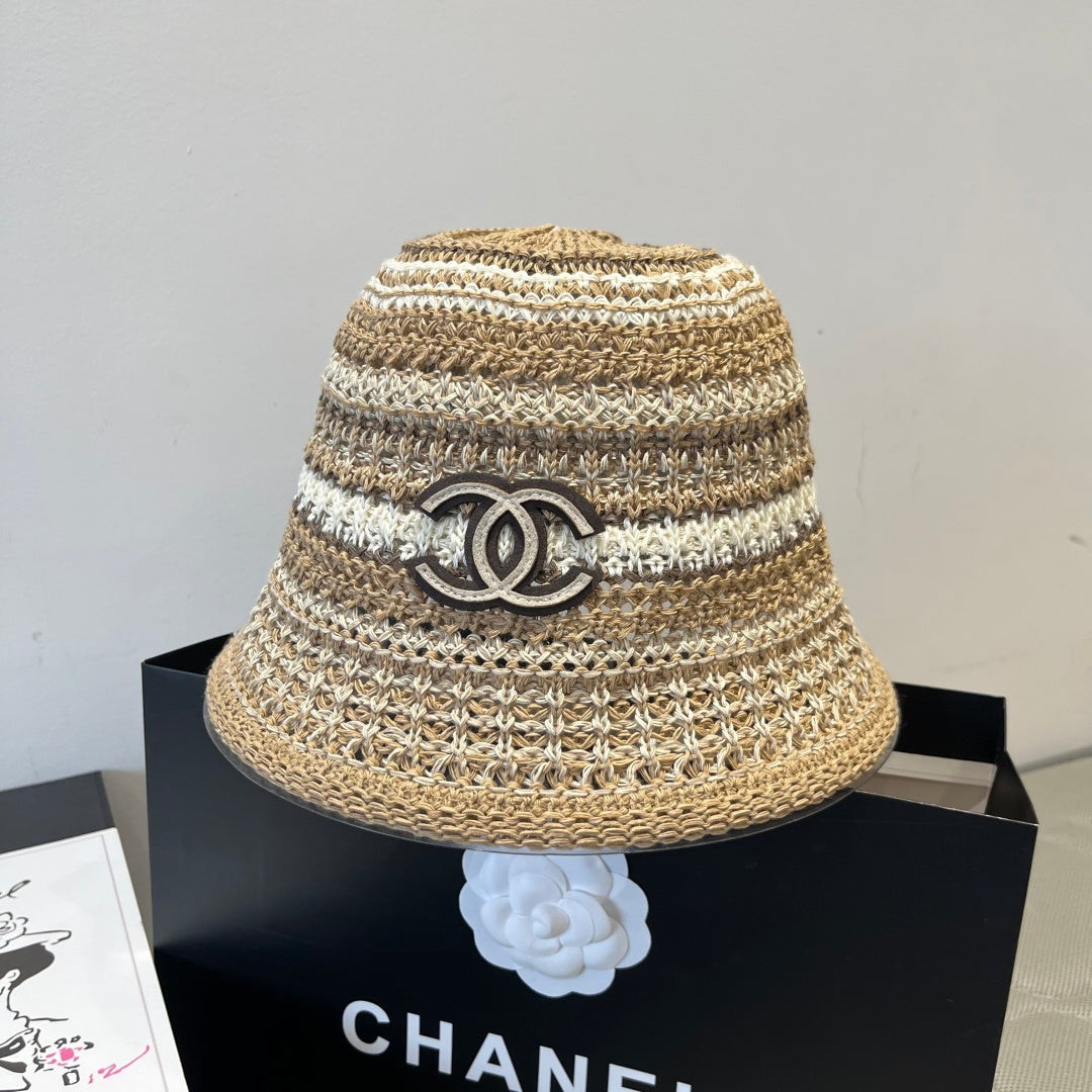 Chanel Knitted Bucket Hat - Stylish and Comfortable