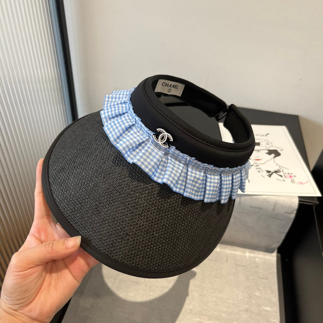 Chanel Empty Top Sun Hat - Stylish and Versatile Sun Protection