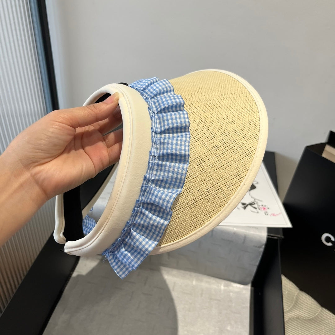 Chanel Empty Top Sun Hat - Elegant Sun Protection