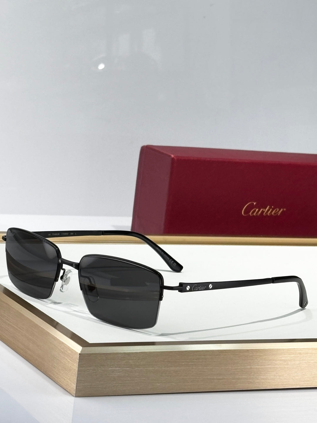 Cartier Titanium Eyeglasses - Model CT0554, Size 56-18-145