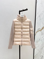 Women's Moncler Windproof Hooded Down Jacket - Versatile Winter Outerwear