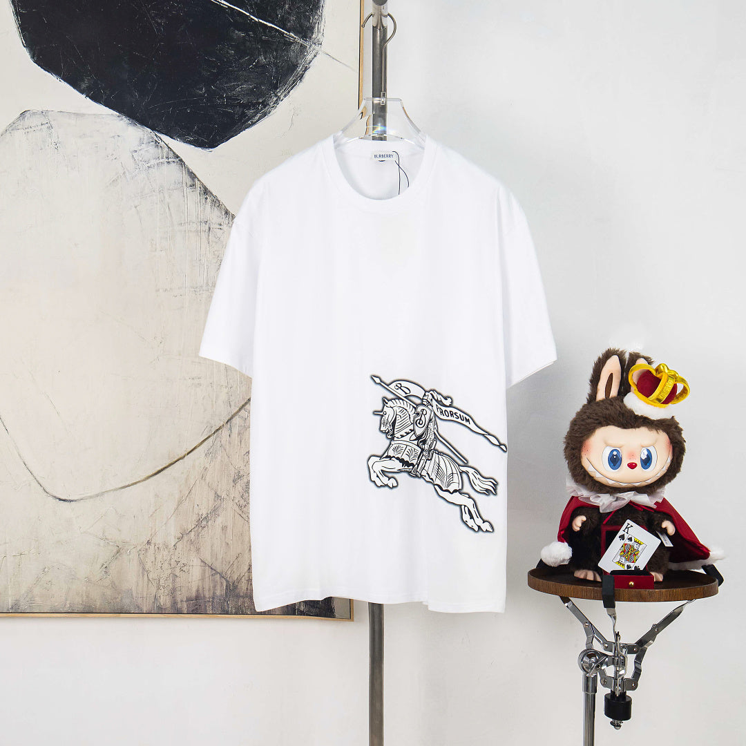 Burberry Classic Embossed Logo Round Neck T-Shirt