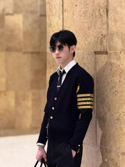 Limited Edition TB Year of the Snake Men's Wool Blend Cardigan