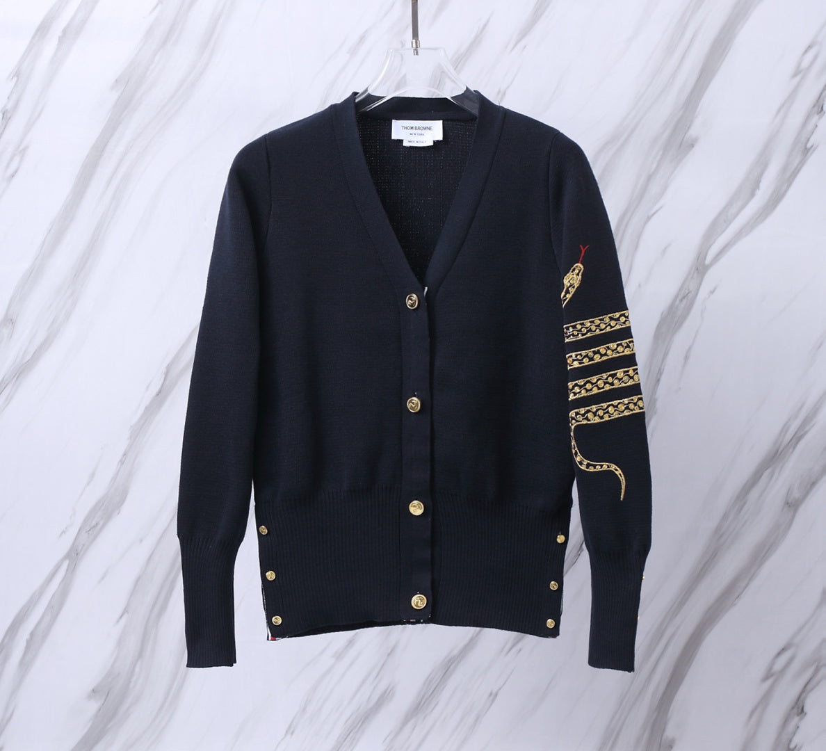 Limited Edition TB M40 Year of the Snake Women's Wool Blend Cardigan