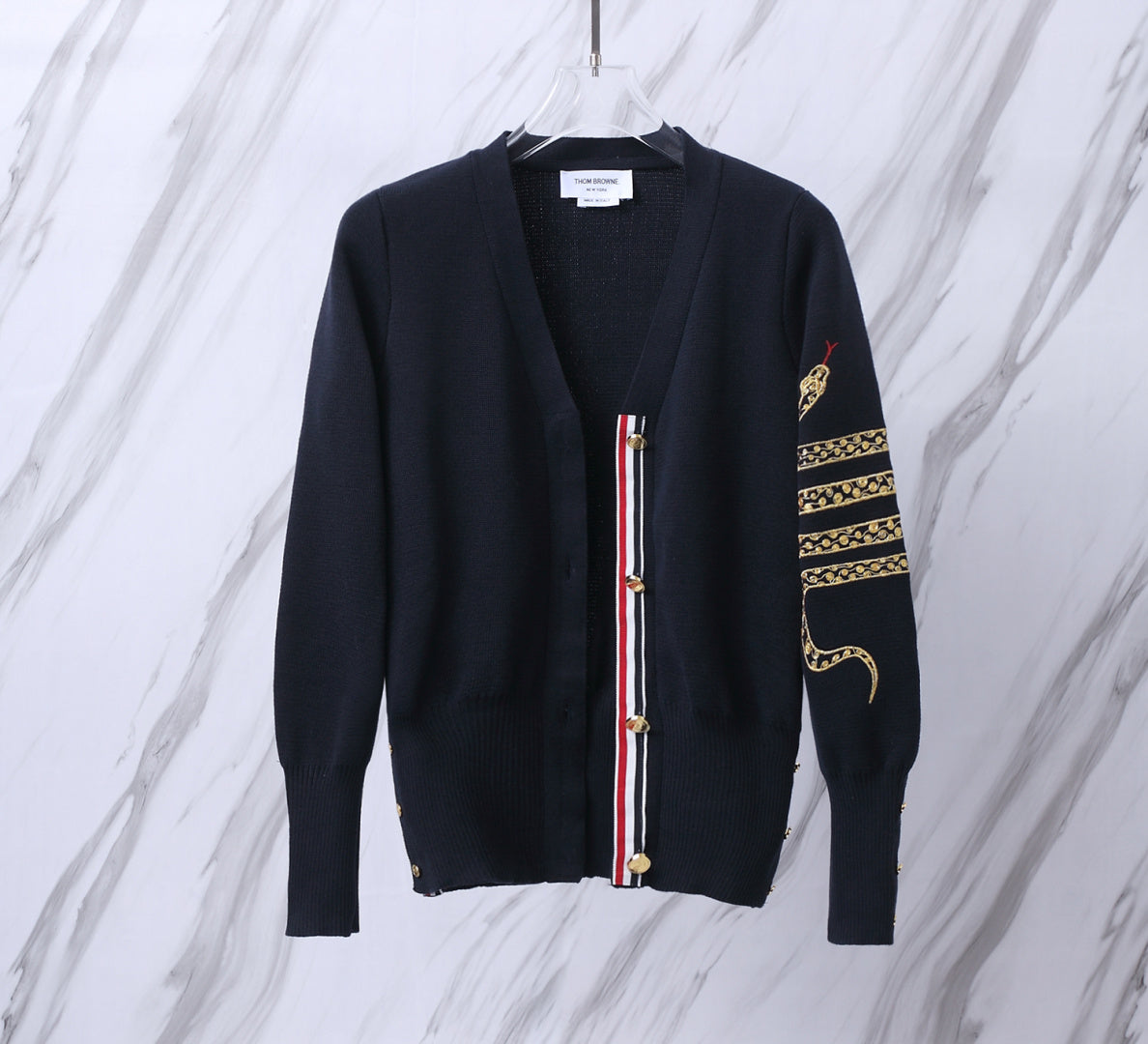 Limited Edition TB M40 Year of the Snake Women's Wool Blend Cardigan