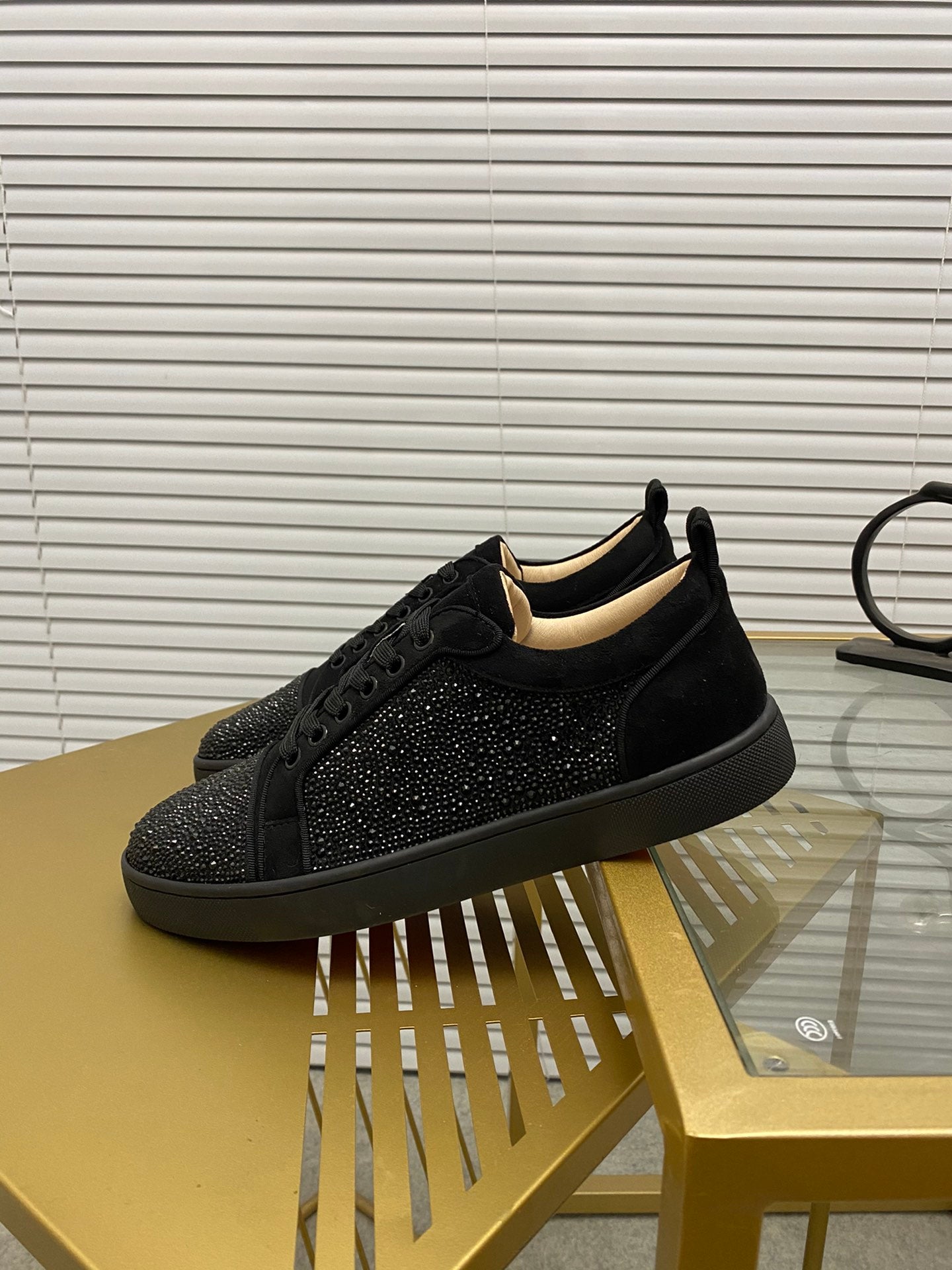 Christian Louboutin High-Top Casual Sneakers for Couples