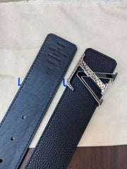 Genuine LV OEM Leather Goods with Integrated Casting Hardware - 4.0 Width
