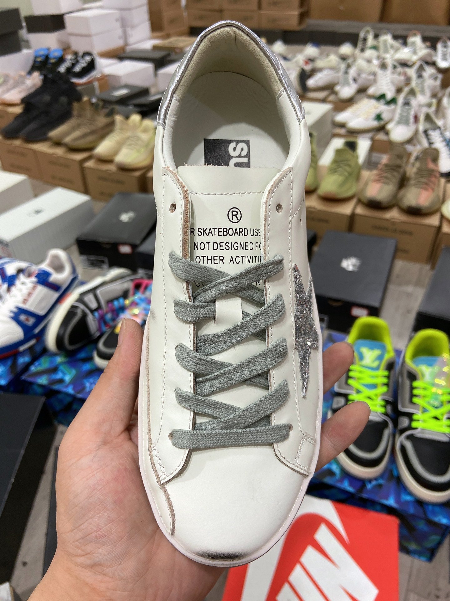 Golden Goose Super Star Distressed Sneakers - Celebrity Trendsetter