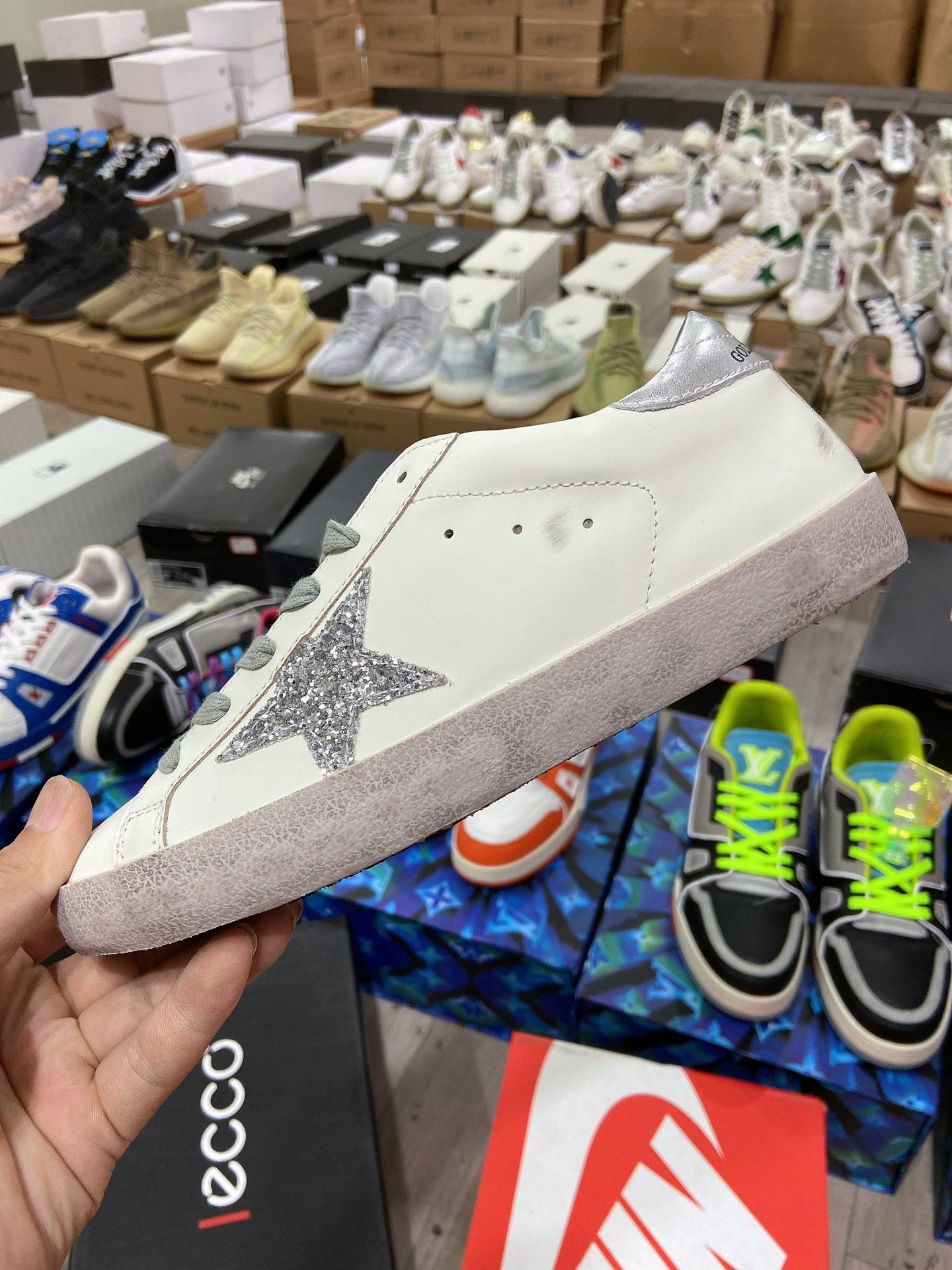 Golden Goose Super Star Distressed Sneakers - Celebrity Trendsetter