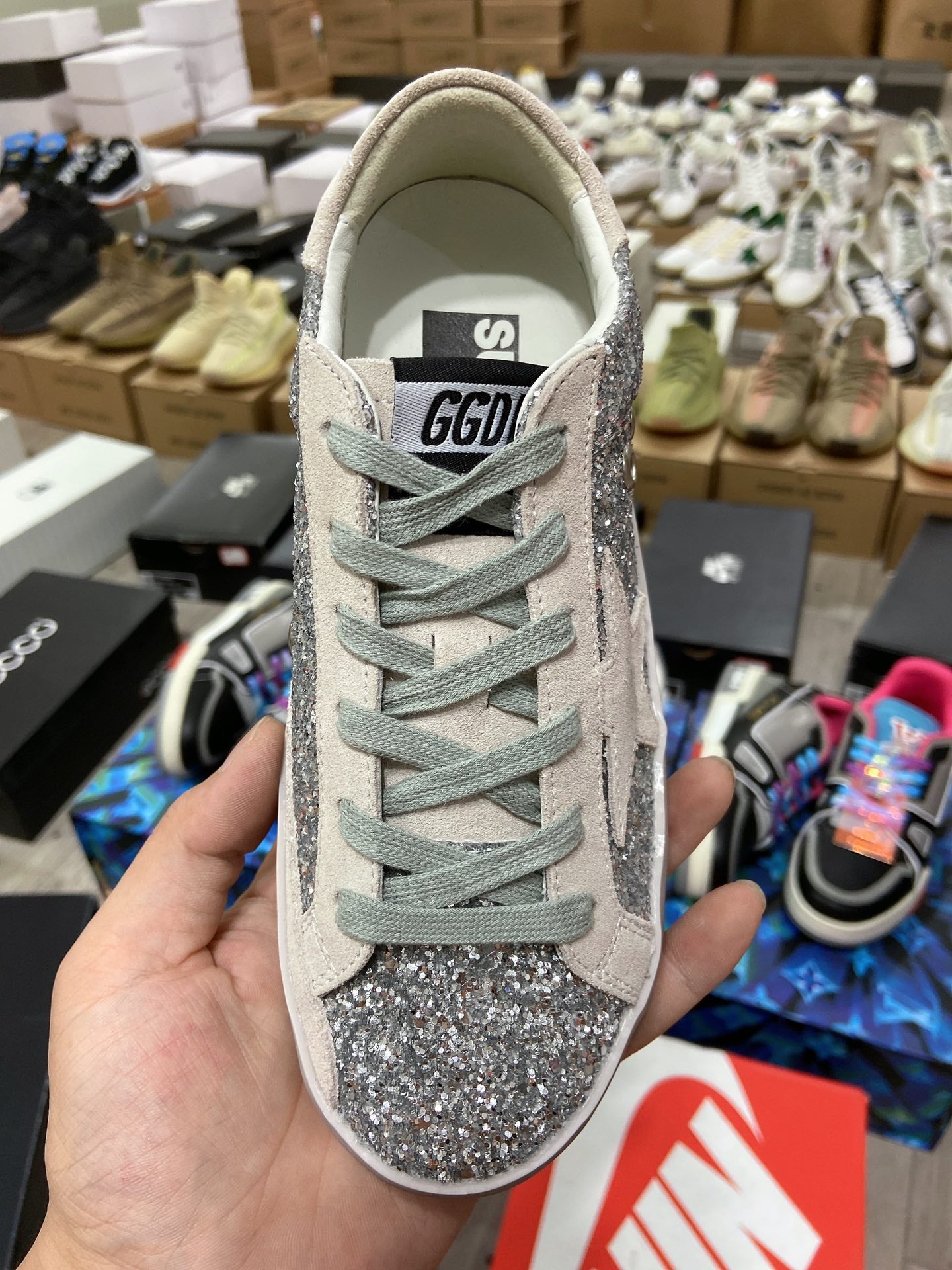 Golden Goose Superstar Distressed Sneakers - Celebrity Choice