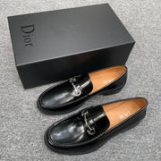 Dior Goodyear Leather Loafers - Handcrafted Italian Luxury