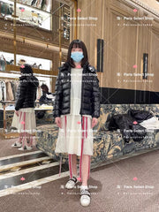 Faye Wong Inspired Women's Short Waist Down Jacket - Classic Black