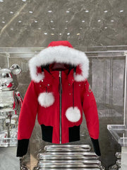 MOOSEKNUCKLES Stag Lake Women's Down Jacket - Waterproof & Luxurious Fox Fur