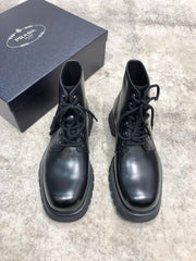 Prada Men's High-Top Short Boots - Premium Quality Footwear