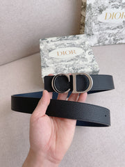 Dior Men's Casual Belt Collection - Stylish CD Logo