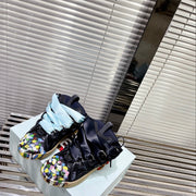 LANVIN Graffiti Couple's Bread Sneakers â€“ 90s Inspired Luxury Footwear