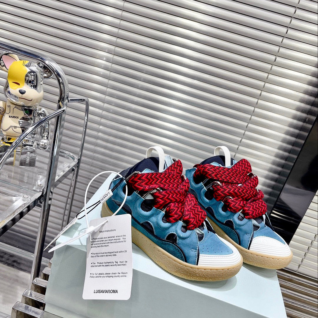 LANVIN Couple's 90s-Inspired Bread Sneakers
