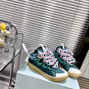 LANVIN Retro-Inspired Couple's Patchwork Sneakers