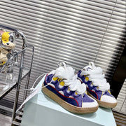 LANVIN Unisex 90s-Inspired Patchwork Sneakers