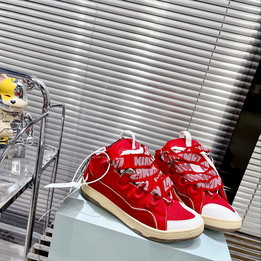 LANVIN Couples' Retro-Inspired Bread Sneakers