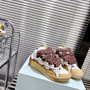 LANVIN 1990s-Inspired Couple's Patchwork Sneakers
