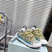 ** LANVIN Retro-Inspired Couple's Bread Sneakers

**