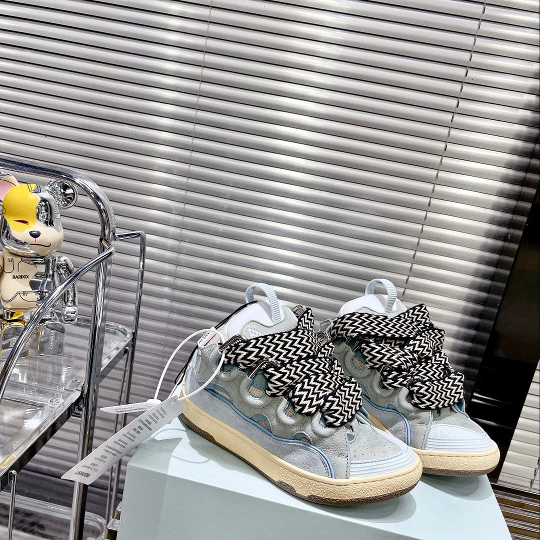 LANVIN 90s Inspired Couple's Bread Sneakers - Premium Comfort & Style