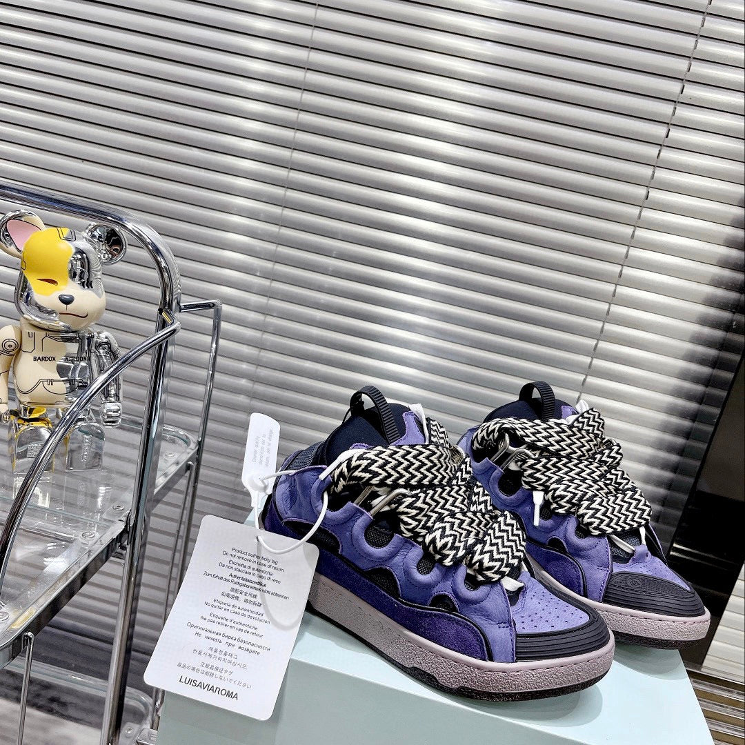 LANVIN Couple's Vintage-Inspired Bread Sneakers | Limited Edition