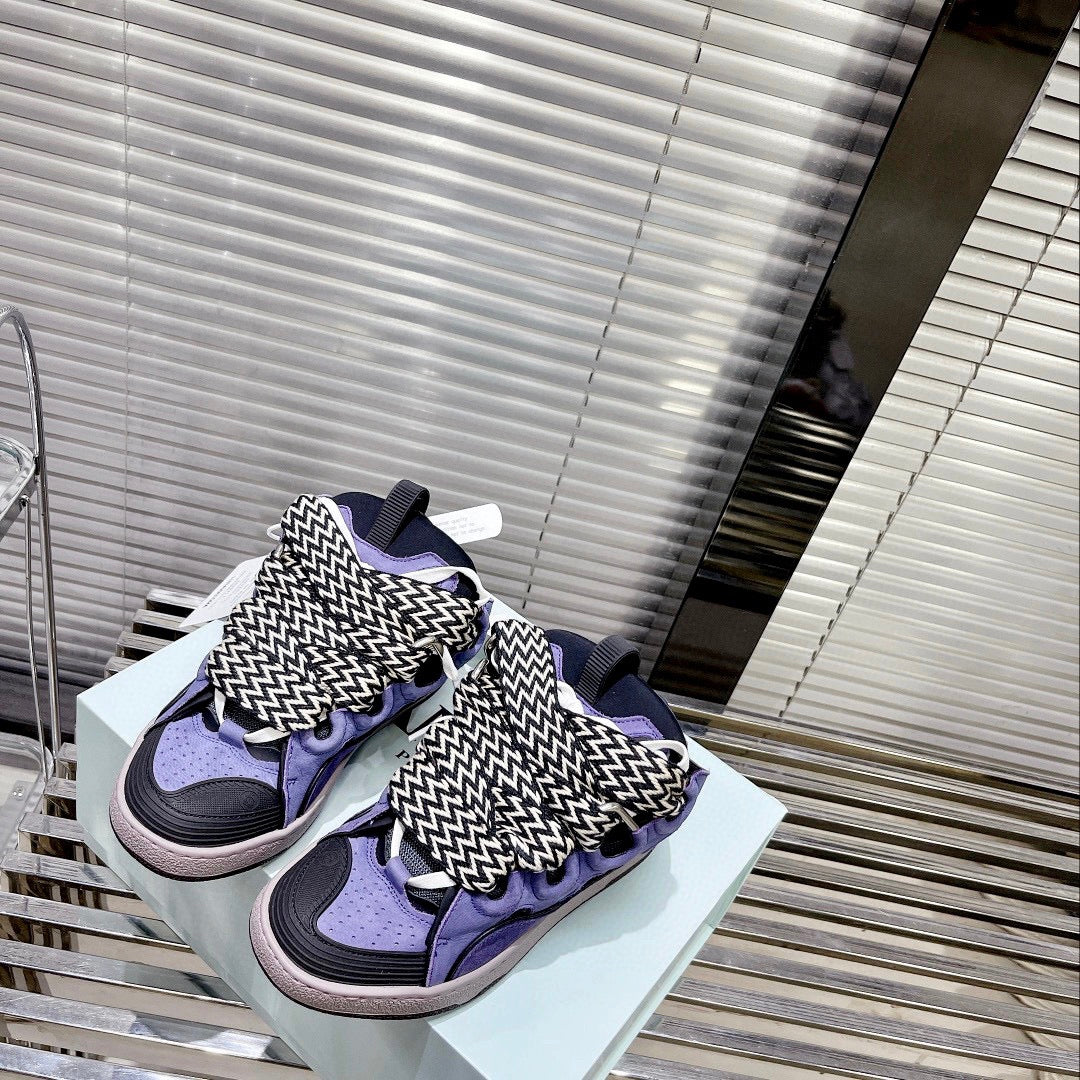 LANVIN Couple's Vintage-Inspired Bread Sneakers | Limited Edition