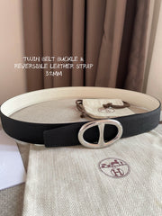 Hermes 32MM Counter Synchronization Watch - Epsom Calfskin & Stainless Steel