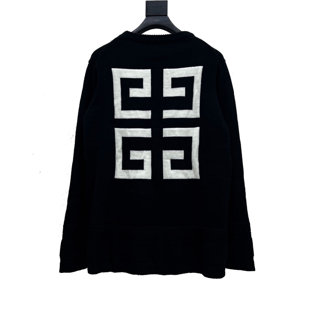 Givenchy 24FW Logo Crew Neck Sweater - Premium Cotton