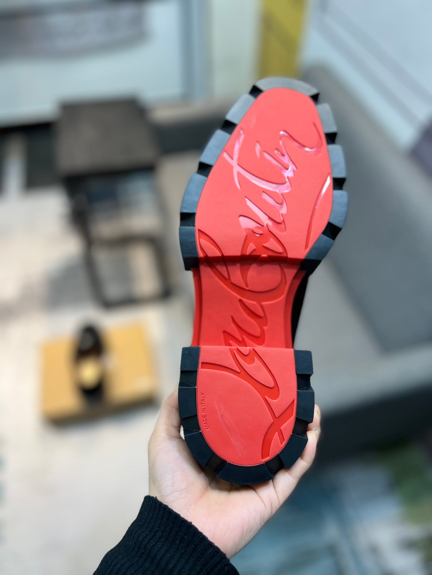 Christian Louboutin Red Sole Casual Leather Shoes for Men