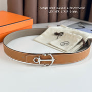 Reversible Leather Cargo Belt Buckle