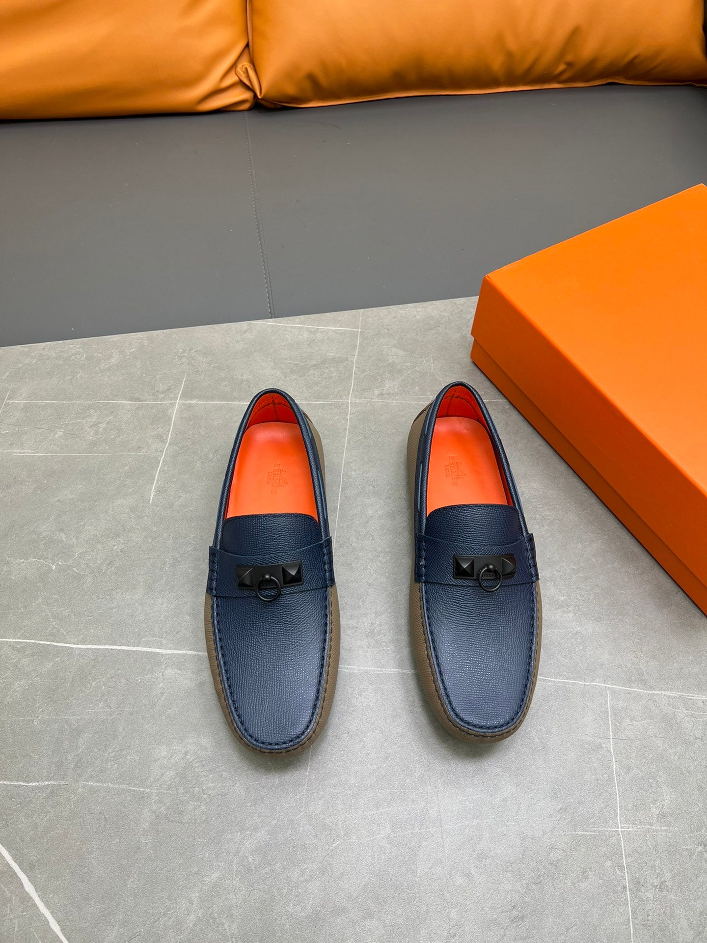 Hermes Men's Spring-Summer Beanie Shoes | Size 39-44