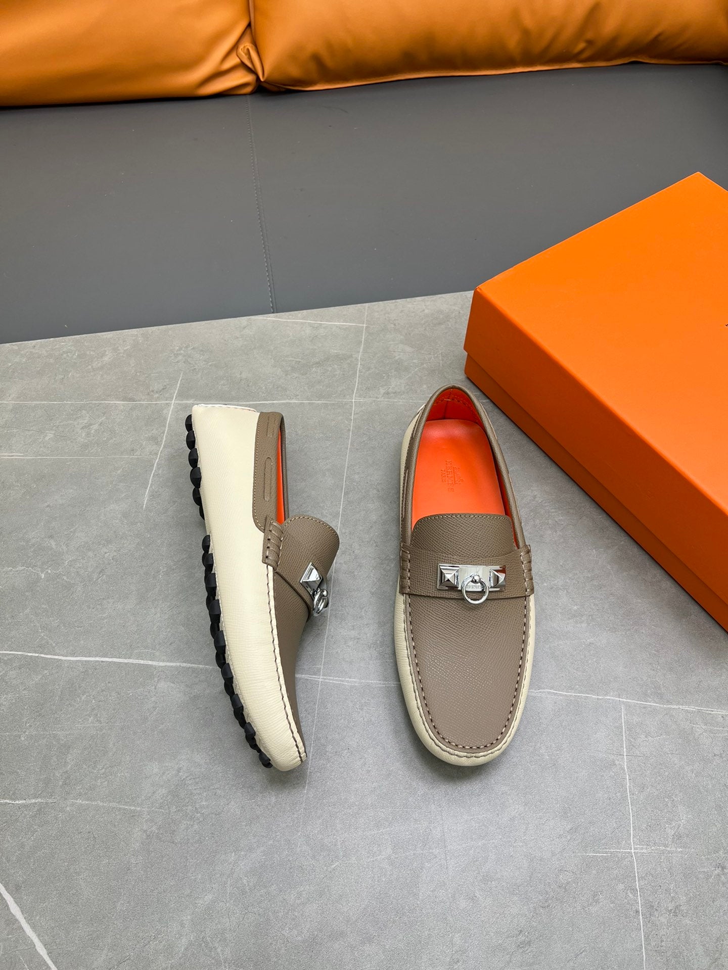 Hermes Men's Beanie Shoes - Summer Collection