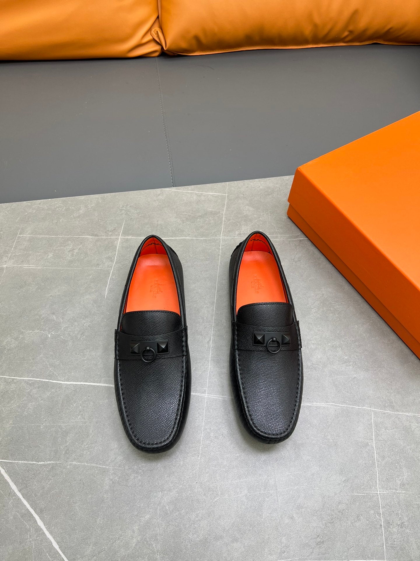 Hermes Men's Beanie Shoes - Spring/Summer Collection (Size 39-44)