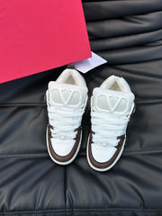 Valentino Open Skate Bread Shoes with Oversized Vlogo Tongue